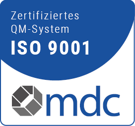 PÜG Siegel DIN EN ISO 9001